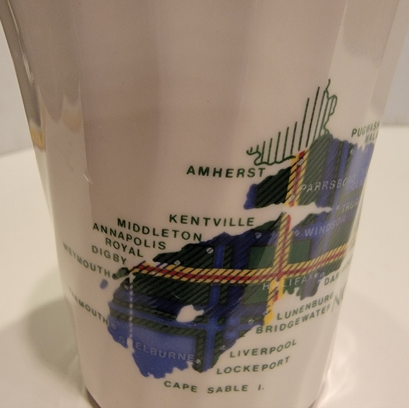 Vintage Crown Warwick Nova Scotia Tartan Canada Souvenir Mug Made In England - Picture 9 of 9
